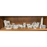 Large selection of crested china