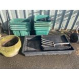 Large selection of garden planters etc