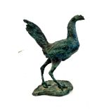 Small bronze sculpture by Lucy Kinsella measures approx 5" tall
