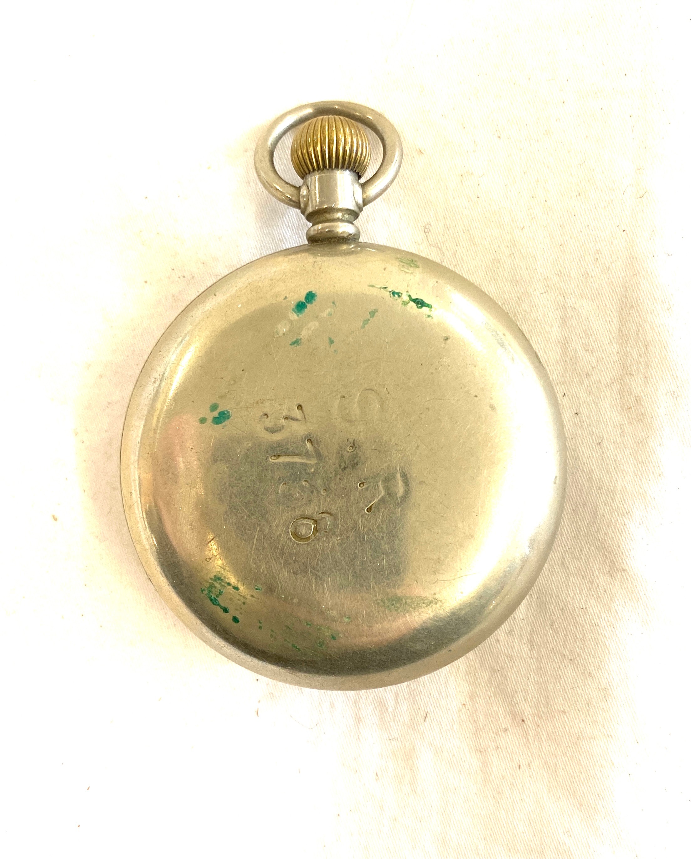 Antique Railway pocket watch - untested - Image 3 of 3