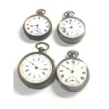 4 antique pocket watches