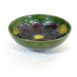 Moorcroft Small Footed Bowl/Pin Dish 11.5cm, stamped to base