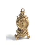 9ct gold articulated clock weight 7.5g