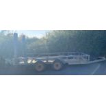 Indespension 3.5ton plant trailer