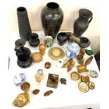 Assortment of pottery to include vases, figures etc