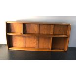 Mid century Elm ercol hanging bookcase