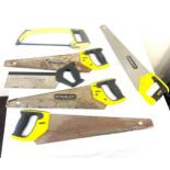 Selection of Stanley saws