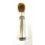 Silver hallmarked compactable brush