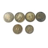 Selection of silver coins weight approx 28.5g