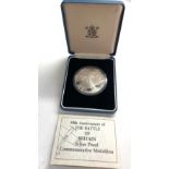 Royal mint 50th anniversary the battle of britain silver proof commemorative medallion 53.30 g 925