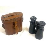 J.Lizards Glasgow Edinburgh Vintage Binoculars and Leather Case