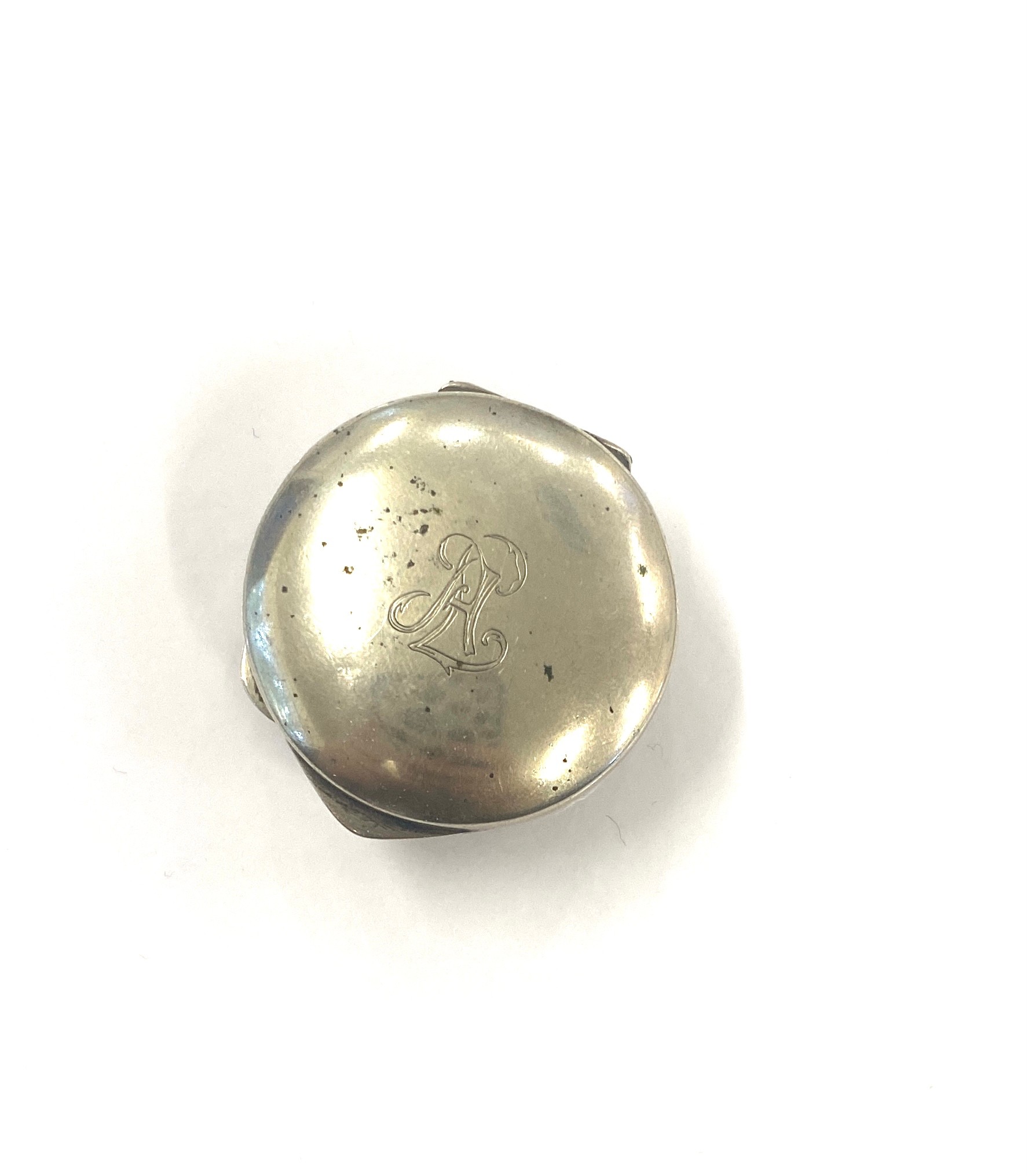 Continental silver pill box weight approx 16g