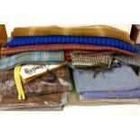 Large selection of tweed material etc