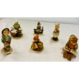 Selection of 6 West Germany Goebel/ Hummel figures