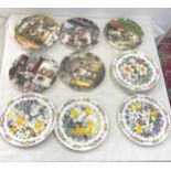 Selection of royal doulton and royal grafton collectors plates