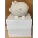Box of 12 brand new Amore "Saving for our wedding day" piggy banks