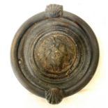 Large brass antique knocker