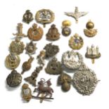 Collection of military badges