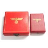 2 German nazi medal boxes