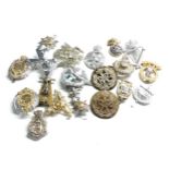 20 staybrite military cap badges