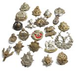 Collection of military badges