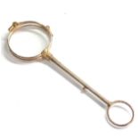 Antique Victorian rolled gold lorgnette