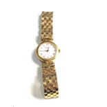 Ladies Raymond Weil Geneve gold plated wrist watch untested no warranty given