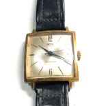 Vintage smiths gents wristwatch 21 jewel handwind working but no warranty given