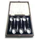 Set of boxed silver teaspoons