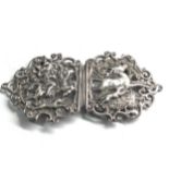 Antique Silver nurses buckle