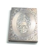 Antique silver card case