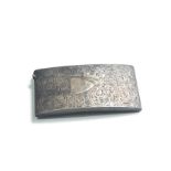 Antique silver card case