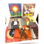 Large selection of records to include Tom Jones, Slayed, Micheal Jackson etc