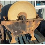 Large Antique stone sharpening wheel
