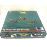 Corgi `The Aviation Archive, 70 years of the spitfire Johnnie Johnson 3 piece set, Limited Edition