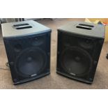 Pair Yamaha MS150 speakers with leads, untested