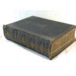 Antique large family bible