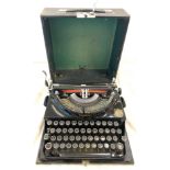 Vintage cased Imperial typewriter