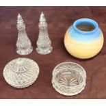 Selection glass ware to include Bohemia pieces