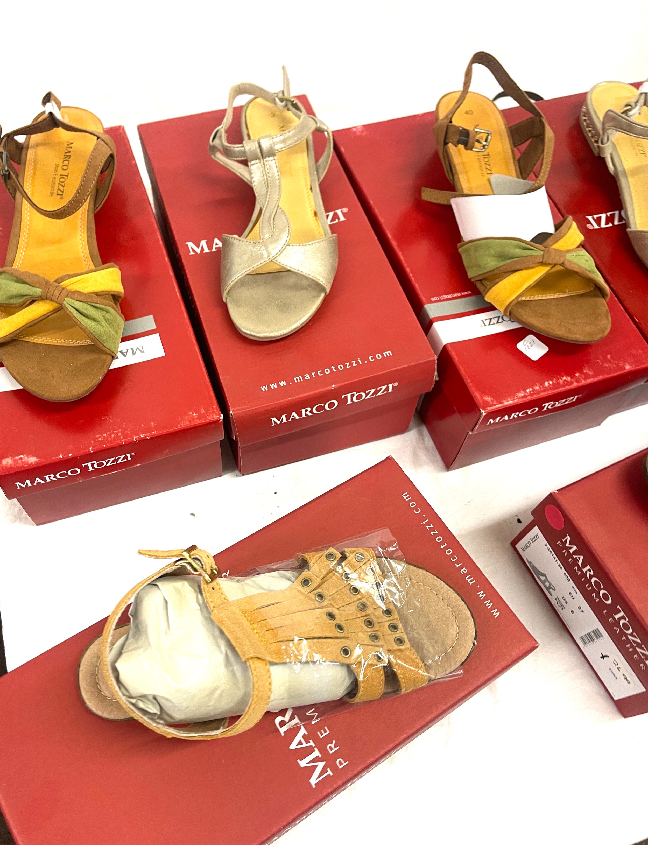 6 new and boxed Marco Tozzi ladies shoes, various sizes - Image 3 of 3