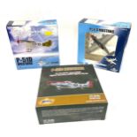 3 boxed Witty Wings models, 2 Sky Guardian P-51D Mustangs, P51D Mustang 1:72 Scale