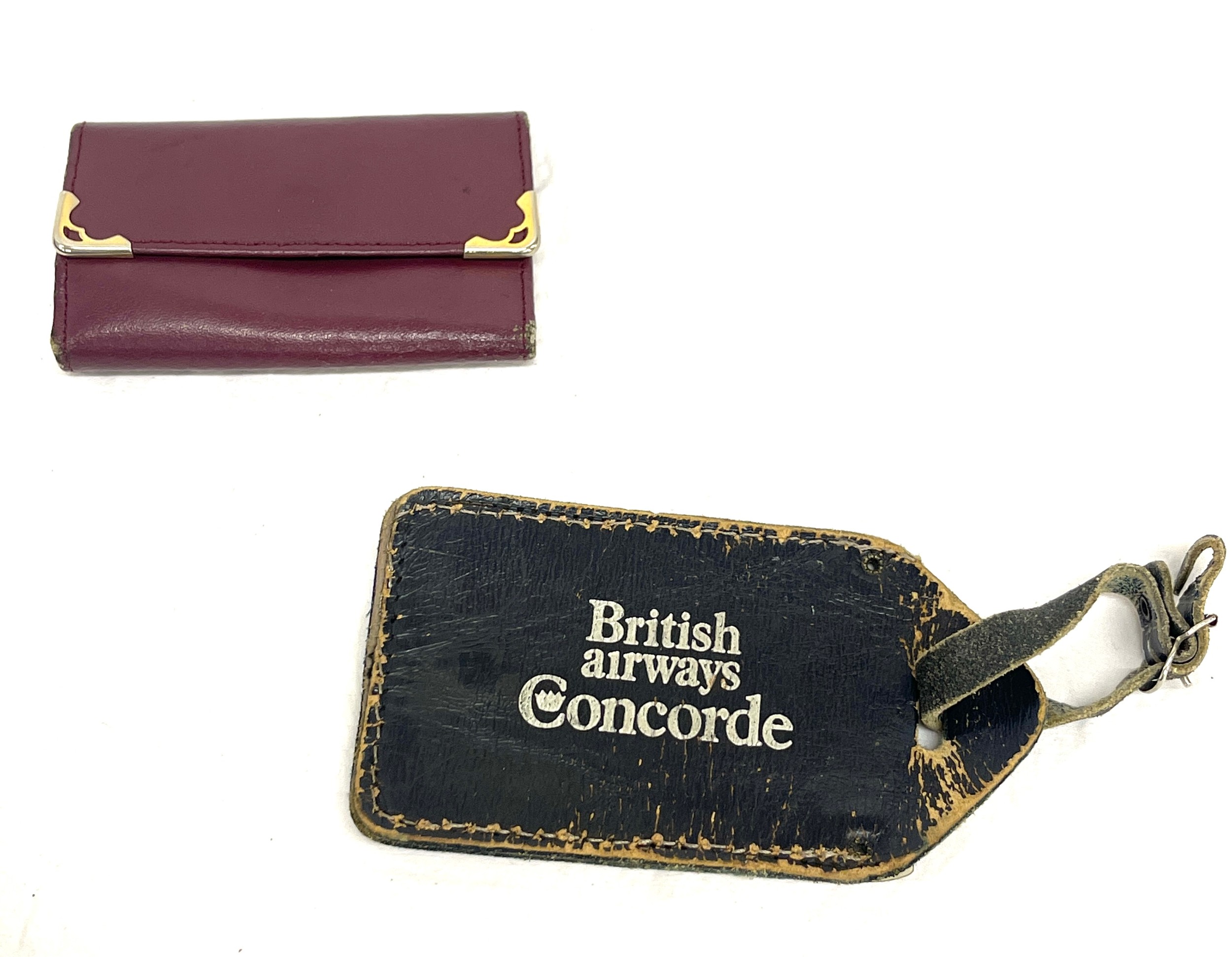 Concorde leather luggage tag, Cartier key holder, Yves St Laurent umbrella - Image 3 of 5