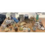 Large selection of miscellaneous items includes crested china, glassware etc