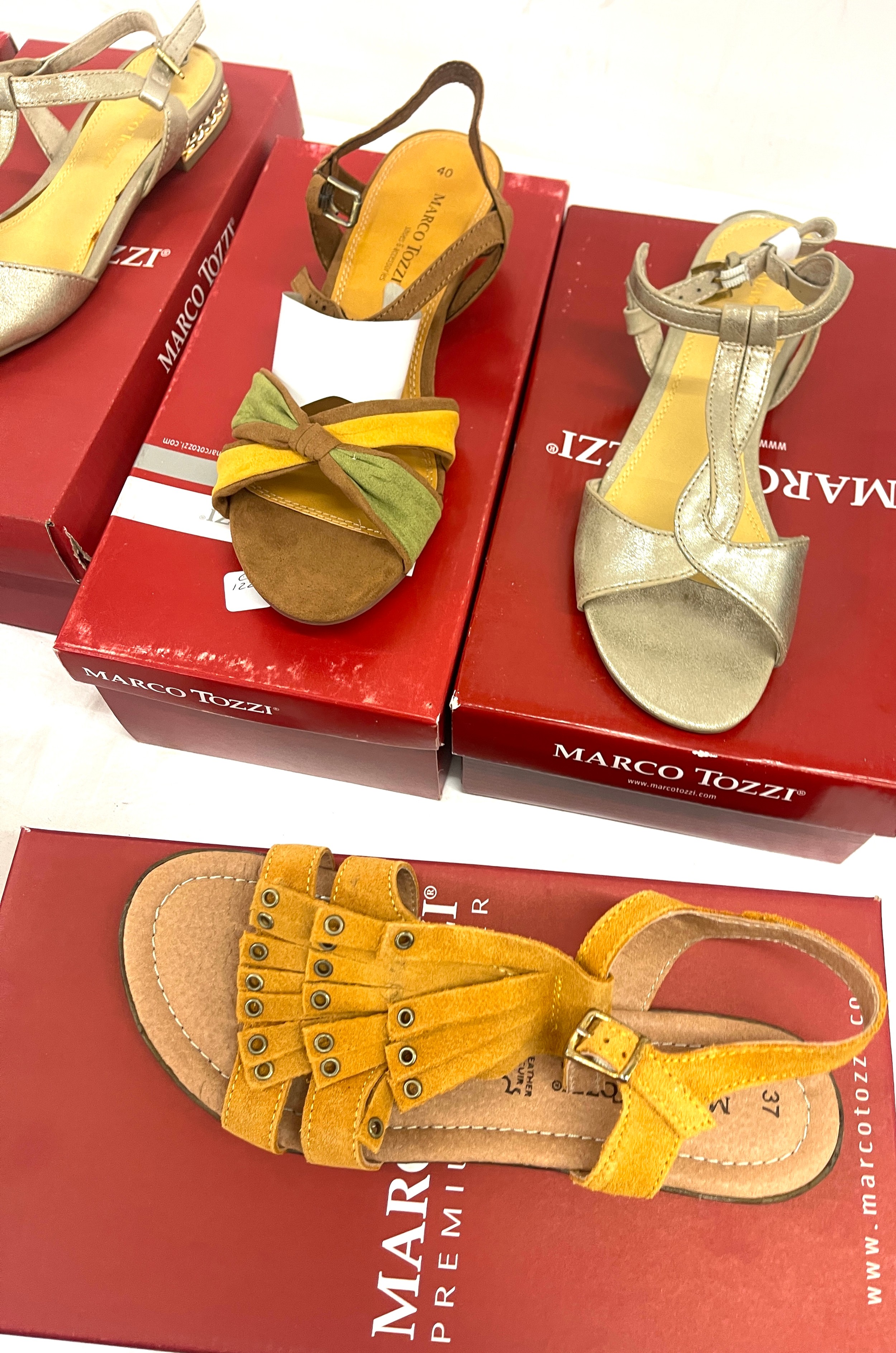 6 new and boxed Marco Tozzi ladies shoes, various sizes - Image 2 of 3