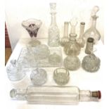 Large selection of assorted glassware