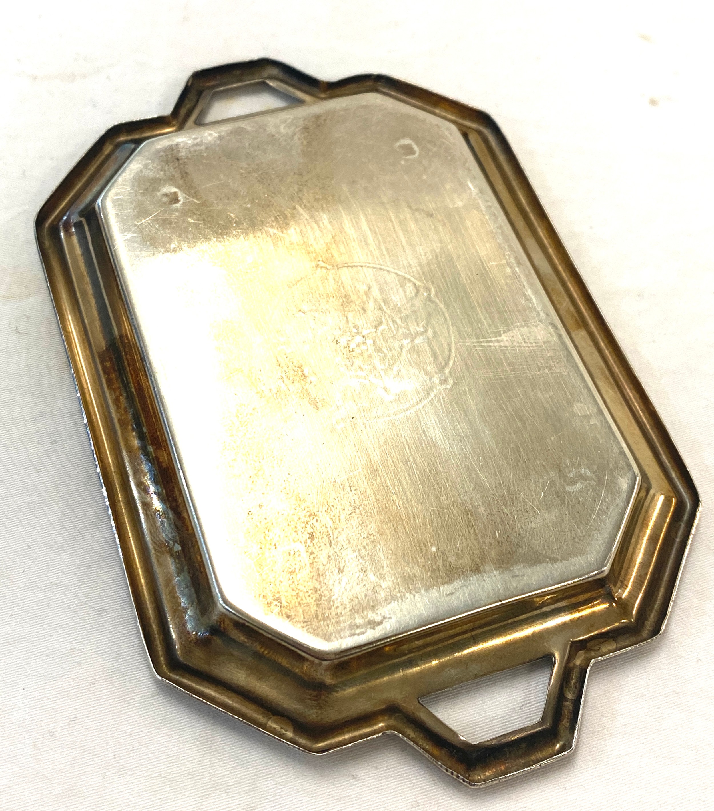 Hallmarked silver pin tray, approximate weight 51.2g, approximate size 7.5cm by 12.5cm - Image 4 of 4