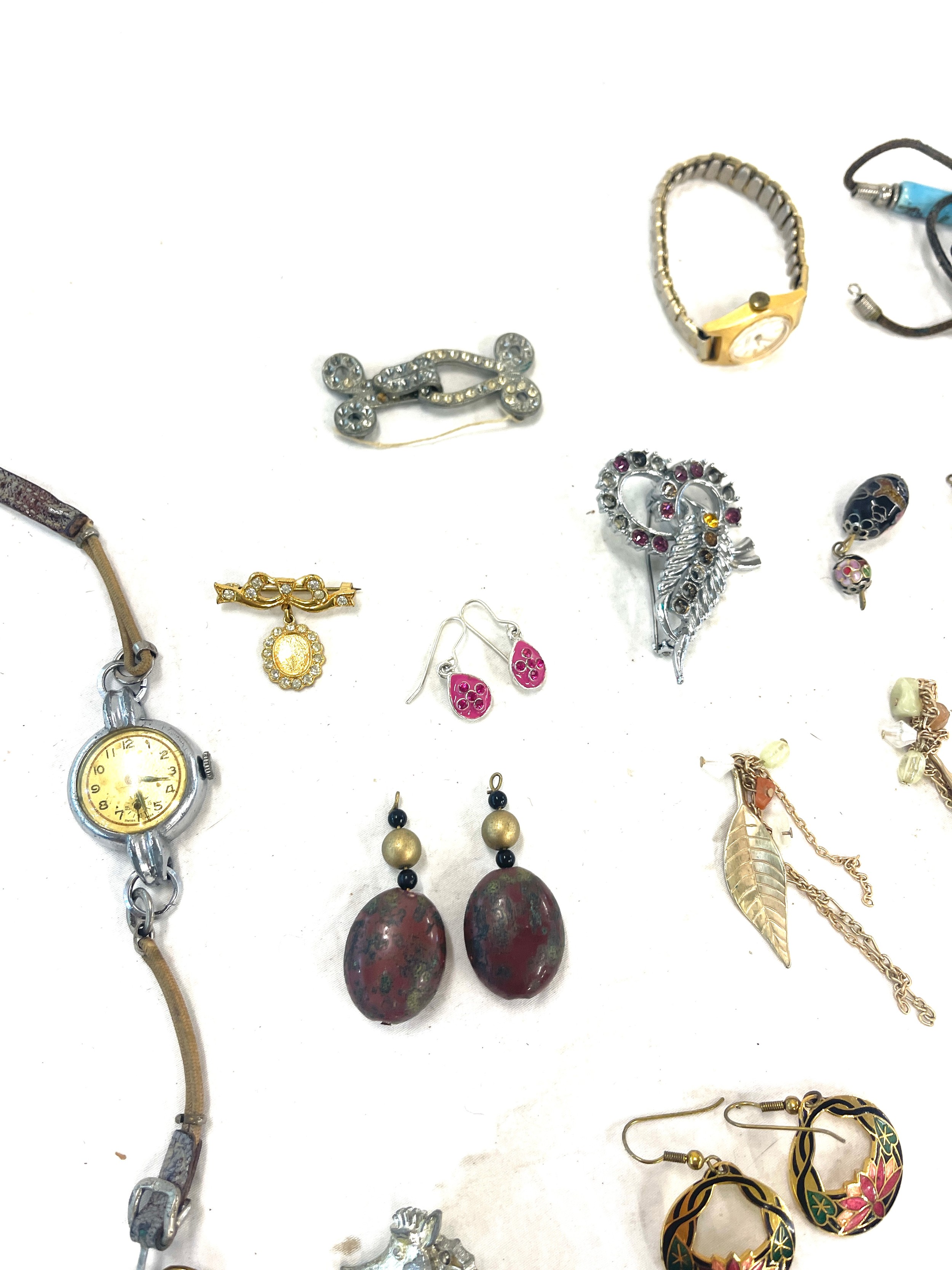 Selection of ladies costume jewellery, selection of ladies vintage watches - Image 5 of 10