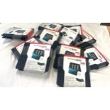 11 brand new black Nintendo 3DS official console zip folio carry case