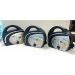 3 Halfords car tyre inflators, working order