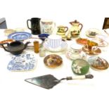 Large selection of miscellaneous to include crown devon, cups and saucers, jugs, coal port etc